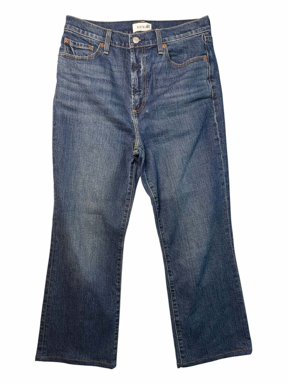 Pistola LA High Rise Straight Leg Ankle Jeans